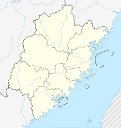 Mingxi is located in Fujian