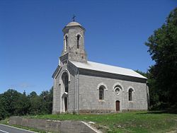 Serbian Orthodox church in Jošan