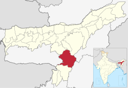 Location in Assam