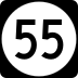 Route 55 marker