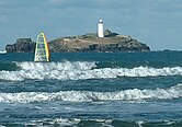 View of Godrevy Lighthouse in 2005