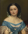 Image 8 Portrait of Henriette Mayer van den Bergh Painting: Jozef Van Lerius Portrait of Henriette Mayer van den Bergh, an oil painting on canvas completed by the Belgian painter Jozef Van Lerius (1823–1876) in 1857. Van Lerius, a student of Gustaf Wappers, was a teacher at the Royal Academy of Fine Arts in Antwerp from age 31. He was known primarily for his mythological and biblical scenes, as well as his portraits and genre pictures. The subject, Henriette Mayer van den Bergh, was the mother of the art collector Fritz Mayer van den Bergh; after his death, she founded the Museum Mayer van den Bergh in Antwerp to house his collection. More selected pictures