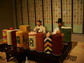 (the left-most stack in the photo) okchun-dang piled high on the table at a celebration of hwangap