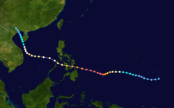 台风麦克的路径图