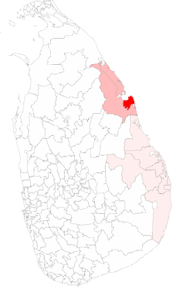 Location of Muttur