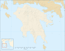 Battle of Navarino is located in Peloponnese