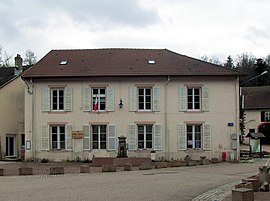 The town hall in Pierre-Percée
