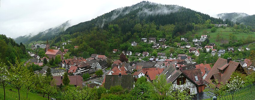 panorama of Schiltach