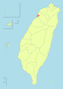 Location of Hsinchu