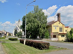 Bochoř spa and Church of Saint Florian
