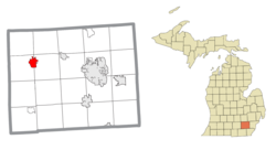 Location within Washtenaw County