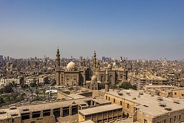 从萨拉丁城堡俯瞰开罗老城