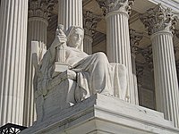 The Contemplation of Justice statue by James Earle Fraser