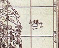 《大韩地志》大韩全图(部分) (1899, 大韩帝国)：于山在近接郁陵岛