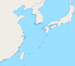 北碇岛在中国东海的位置