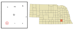 Location of Shickley, Nebraska