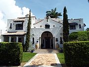 The Joseph Wesley Young House was built in 1925 and is located at 1055 Hollywood Boulevard. Joseph W. Young was the founder of Hollywood, Florida. The house was placed in the National Register of Historic Places on August 10, 1989, reference #89001076.