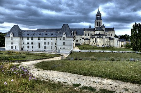 The former Royal Abbey of Our Lady of Fontevraud in Maine-et-Loire, now Centre Culturel de l'Ouest.