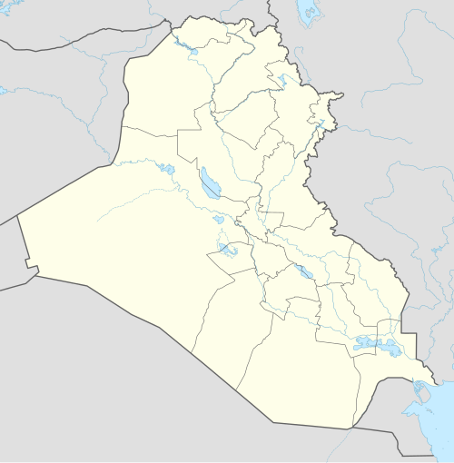 Use of chemical weapons in the War in Iraq (2013–2017) is located in Iraq