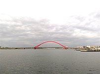 跨越新园与东港的进德大桥（2018年）