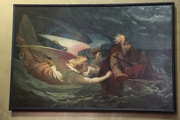 Dargent's painting depicting Saint Houardon