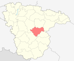 布图尔利诺夫卡区的位置