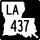 Louisiana Highway 437 marker