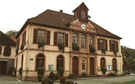 The town hall in Luttenbach