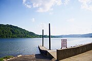 Public, Ohio River, boat ramp in downtown Manchester.