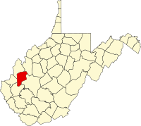 西弗吉尼亚州帕特南县地图