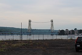 Lift bridge seen from Quincy Smelter