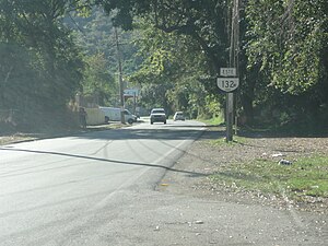 A segment of PR-132, in Ponce, Puerto Rico, heading from Peñuelas to Ponce