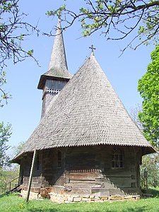 Wooden church in Bicaz