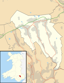Ysbyty Aneurin Bevan is located in Blaenau Gwent