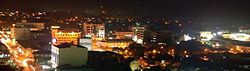 View at night in Batu Pahat.