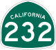 State Route 232 marker