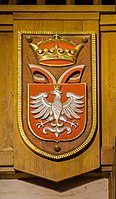 National coat of arms of Poland within the cathedral