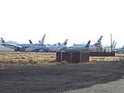 Phoenix-Goodyear Airport "bone-yard" where planes that are no longer in use are kept.