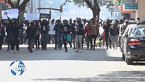 Protesters Nairobi, the capital