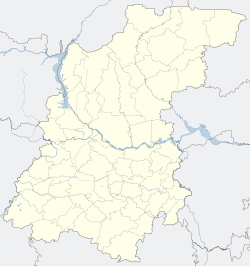 下諾夫哥羅德在下諾夫哥羅德州的位置