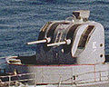 Enclosed twin Mark 33 Mod. 13 aboard USS Bronstein.