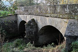 The bridge over the Petit Amance in Coiffy-le-Bas