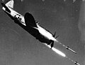 P-47正以火箭弹攻击地面目标
