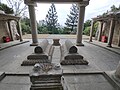 The tombs, but without the silk cloth covering them