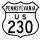 U.S. Route 230 Bypass marker