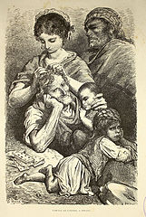 Gustave Doré: Family of Gypsies, to Totana (1874)