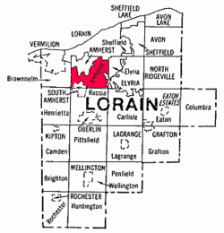 Location in Lorain County, Ohio