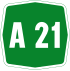 Autostrada A21 shield}}