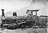 No. 4 Wellington, derailed during labour unrest circa 1870