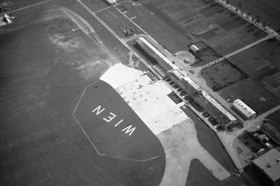 A historical image of Flughafen Wien.